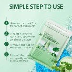 10-Pack Centella Asiatica Calming Face Masks