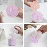 Cute Purple Foam Cleanser Cup for Travel