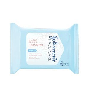 Johnson's Face Care Moisturizing Makeup Wipes - 25 Pack