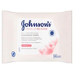 Johnson's Face Care Makeup Remover Wipes - 25 Pack