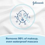 Johnson's Face Care Moisturizing Makeup Wipes - 25 Pack