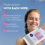 NIVEA 3-in-1 Cleansing Wipes for Dry Skin
