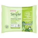 Simple Kind to Skin Biodegradable Cleansing Face Wipes