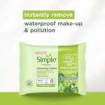 Simple Kind to Skin Biodegradable Cleansing Face Wipes