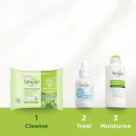 Simple Kind to Skin Biodegradable Cleansing Face Wipes
