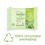Simple Kind to Skin Biodegradable Cleansing Face Wipes