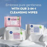 NIVEA 3-in-1 Rose Care Makeup Remover Wipes