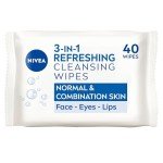 NIVEA Plant-Based 3-in-1 Cleansing Wipes for All Skin