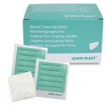Lewis-Plast Alcohol-Free Antiseptic Wipes - Box of 100