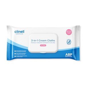 All-in-One Incontinence Cleansing Wipes - Pack of 25