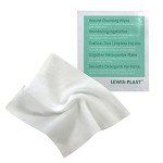 Lewis-Plast Alcohol-Free Antiseptic Wipes - Box of 100