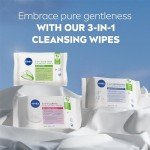 NIVEA Biodegradable Plant-Based Makeup Remover Wipes