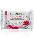 RAWGANIC Anti-Aging Facial Wipes with Pomegranate & Aloe