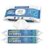 XL Body Cleansing Wipes for Active Adults - 2pk