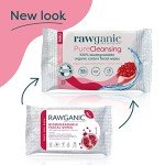 RAWGANIC Anti-Aging Facial Wipes with Pomegranate & Aloe