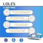 XL Body Cleansing Wipes for Active Adults - 2pk