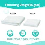 SUNKISS Extra Thick Aloe Body Cleaning Wipes 50ct