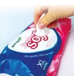 Gentle Extra Large Aloe Vera Body Wipes (80pk)