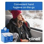 Clinell Antimicrobial Hand Wipes - Travel Pack of 100