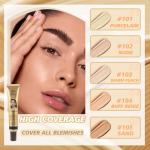 Nude Full Coverage Concealer Foundation and Powder