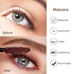 Waterproof Brown Mascara for All-Day Volume