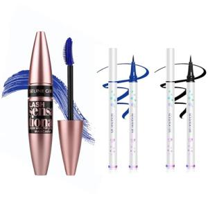 Benaewa Blue Mascara & Eyeliner Set, Waterproof