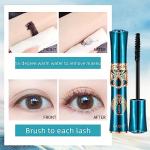 Long-Lasting Waterproof Thickening Black Mascara