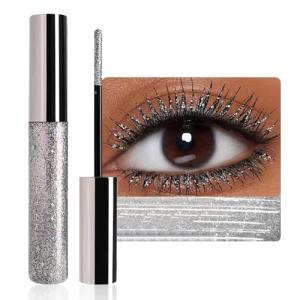 Silver Glitter Lash Mascara for Sparkling Eyes