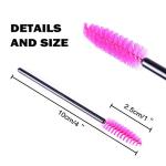 50 Disposable Eyelash Brushes and Applicators Set