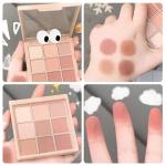 Nude Eyeshadow Palette with Brushes - Long Lasting