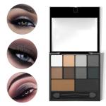 INBOLM Smokey Eyeshadow Palette - 10 Matte Shades
