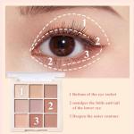 Nude Eyeshadow Palette with Brushes - Long Lasting