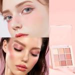 Nude Eyeshadow Palette with Brushes - Long Lasting