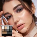INBOLM Smokey Eyeshadow Palette - 10 Matte Shades