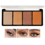 4-Color Matte and Shimmer Eyeshadow Palette