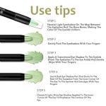 Bright Green Shimmer Eyeshadow Stick for Easy Application