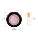 Apooliy Waterproof Purple Glitter Eyeshadow Powder