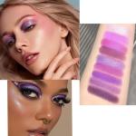Purple Pearlescent Eyeshadow Palette - 9 Stunning Shades