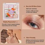 Colorful Glitter Eyeshadow Palette for Vibrant Looks