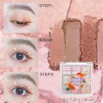 Colorful Glitter Eyeshadow Palette for Vibrant Looks