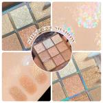 Glitter Eyeshadow Palette - 9 Vibrant Colors