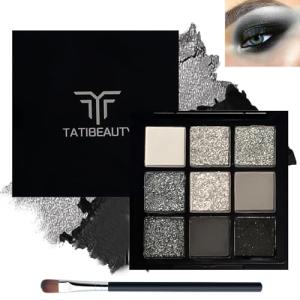 Gothic Smoky Eyeshadow Palette with 9 Colors