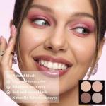 4 Color Pink and Brown Eyeshadow Palette