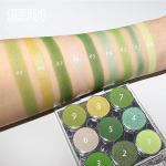 Teekerwan 9-Color Shimmer and Matte Eyeshadow Palette