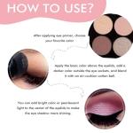 4 Color Pink and Brown Eyeshadow Palette