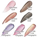 12 Colors Glitter Liquid Eyeshadow - Waterproof & Long Lasting