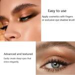 Golden Brown Eyeshadow - Highly Pigmented Shimmer