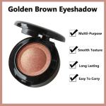Golden Brown Eyeshadow - Highly Pigmented Shimmer