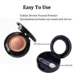 Golden Brown Eyeshadow - Highly Pigmented Shimmer
