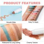AOOWU Waterproof Shimmer Eyeshadow Pen for Glitter Makeup